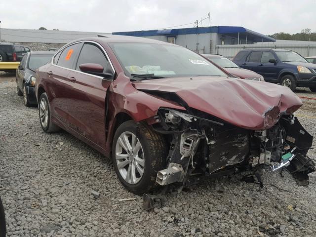 1C3CCCAB4FN621313 - 2015 CHRYSLER 200 LIMITE BURGUNDY photo 1