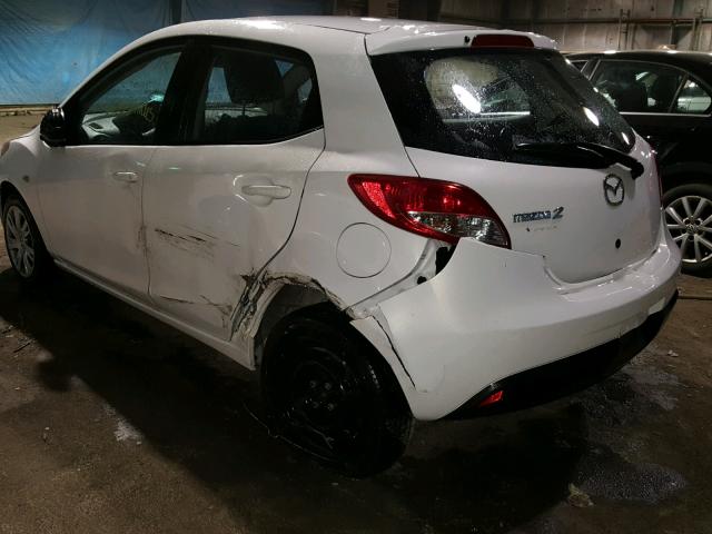 JM1DE1KZ2E0183848 - 2014 MAZDA MAZDA2 SPO WHITE photo 9