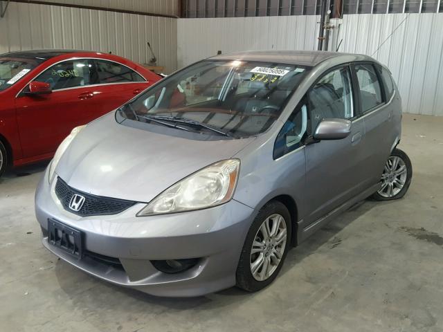 JHMGE886X9C000461 - 2009 HONDA FIT SPORT SILVER photo 2