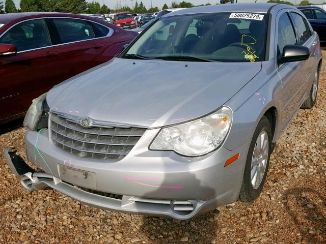 1C3LC46B59N536984 - 2009 CHRYSLER SEBRING LX SILVER photo 2