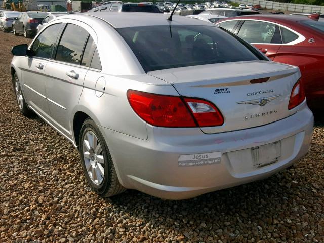 1C3LC46B59N536984 - 2009 CHRYSLER SEBRING LX SILVER photo 3