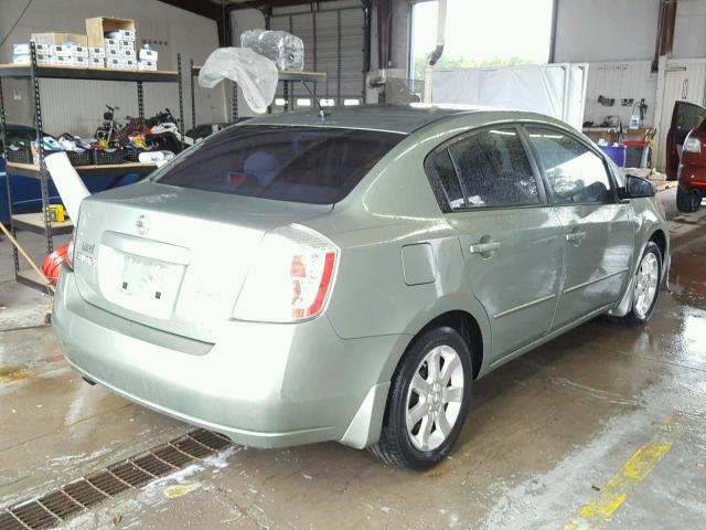 3N1AB61E87L675171 - 2007 NISSAN SENTRA 2.0 GREEN photo 4