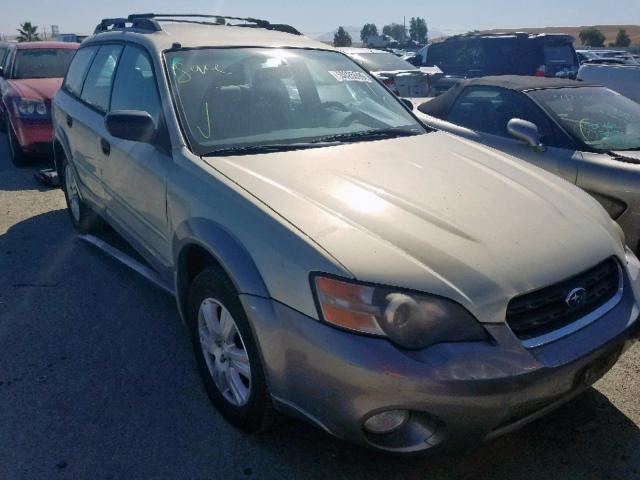 4S4BP61C356387739 - 2005 SUBARU LEGACY OUT GRAY photo 1