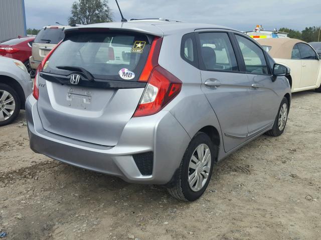 3HGGK5G54HM703506 - 2017 HONDA FIT LX SILVER photo 4