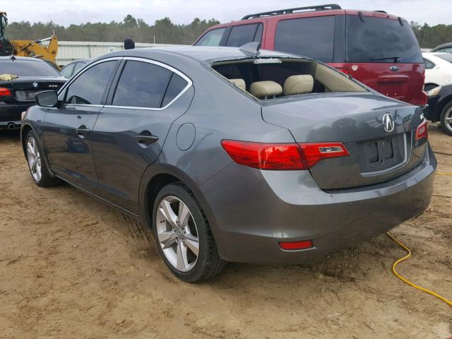 19VDE1F72DE006594 - 2013 ACURA ILX 20 TEC GRAY photo 3