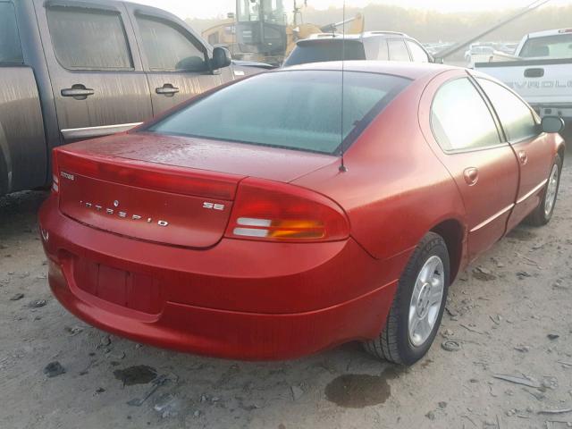 2B3HD46RX2H309804 - 2002 DODGE INTREPID S Qırmızı foto 4