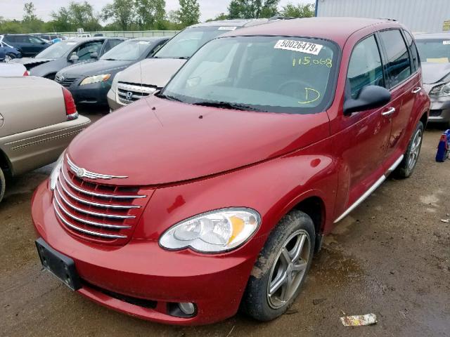 3A4GY5F91AT215671 - 2010 CHRYSLER PT CRUISER RED photo 2