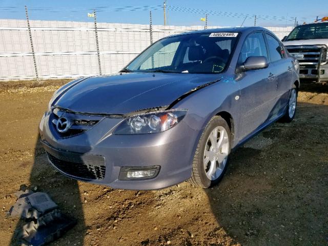 JM1BK323271678359 - 2007 MAZDA 3 S GRAY photo 2