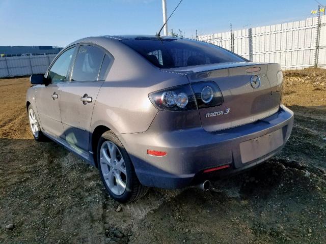 JM1BK323271678359 - 2007 MAZDA 3 S GRAY photo 3