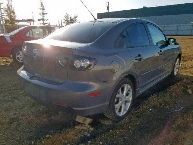 JM1BK323271678359 - 2007 MAZDA 3 S GRAY photo 4