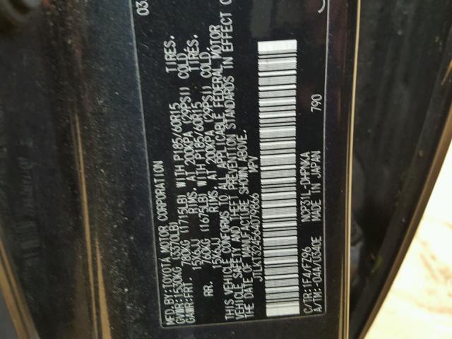 JTLKT324564079866 - 2006 TOYOTA SCION XB Qara foto 10