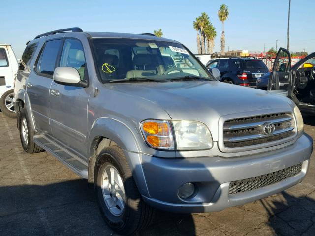 5TDZT38A52S060420 - 2002 TOYOTA SEQUOIA LI SILVER photo 1