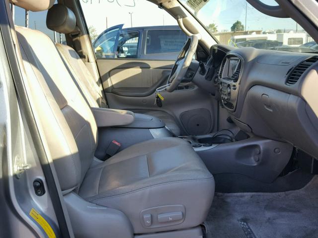 5TDZT38A52S060420 - 2002 TOYOTA SEQUOIA LI SILVER photo 5