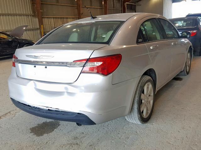 1C3CCBAB6CN291857 - 2012 CHRYSLER 200 LX SILVER photo 4