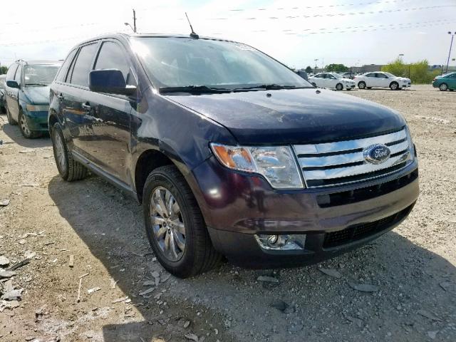 2FMDK38C87BB37994 - 2007 FORD EDGE SEL PURPLE photo 1