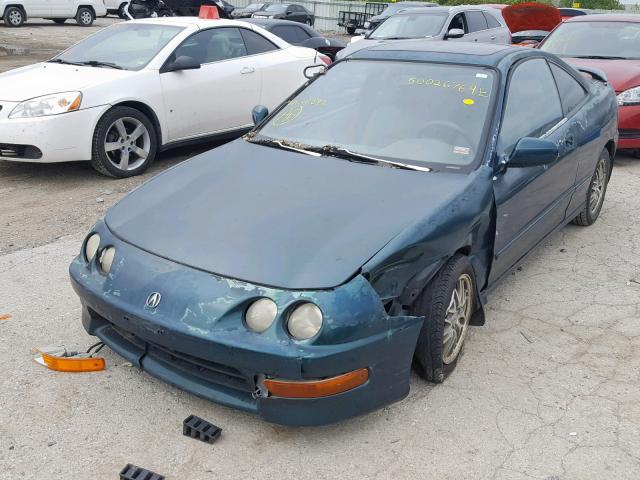 JH4DC4454XS011893 - 1999 ACURA INTEGRA LS GREEN photo 2