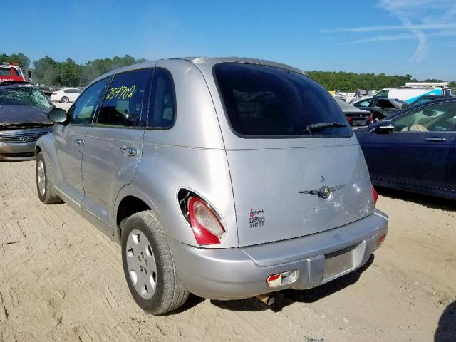 3A4FY58BX6T230012 - 2006 CHRYSLER PT CRUISER SILVER photo 3