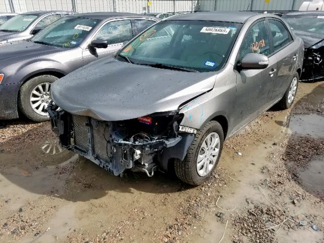 KNAFU4A22A5061065 - 2010 KIA FORTE EX GRAY photo 2