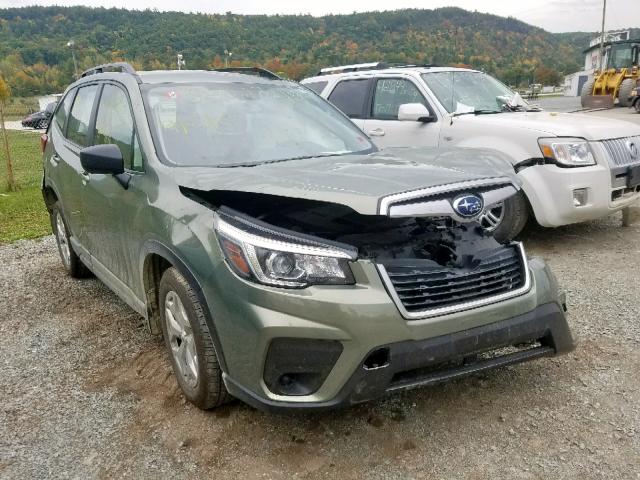 JF2SKACC1KH424016 - 2019 SUBARU FORESTER GREEN photo 1