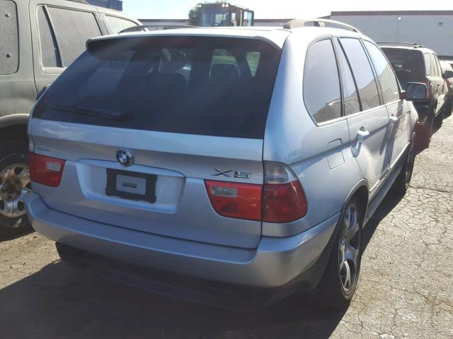 WBAFB33501LH23389 - 2001 BMW X5 4.4I GRAY photo 4