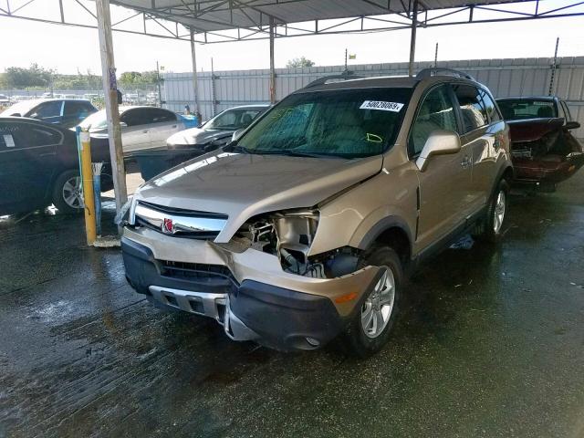 3GSCL33P28S593223 - 2008 SATURN VUE XE GOLD photo 2