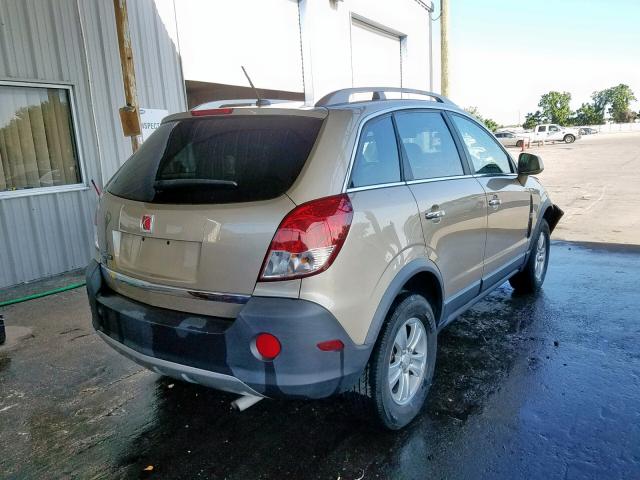 3GSCL33P28S593223 - 2008 SATURN VUE XE GOLD photo 4