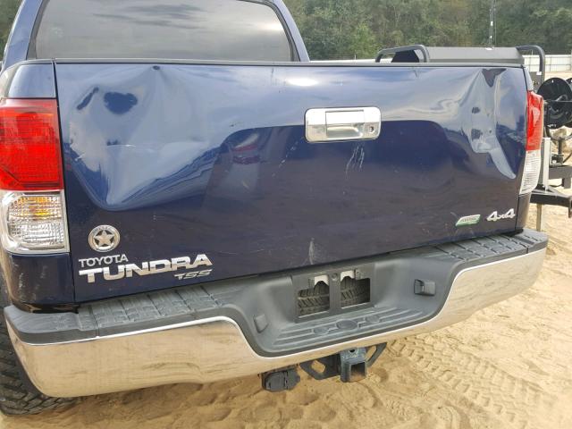 5TFDW5F13DX280037 - 2013 TOYOTA TUNDRA CRE BLUE photo 9