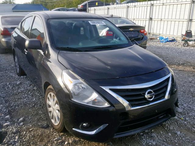 3N1CN7AP1FL832299 - 2015 NISSAN VERSA S BLACK photo 1