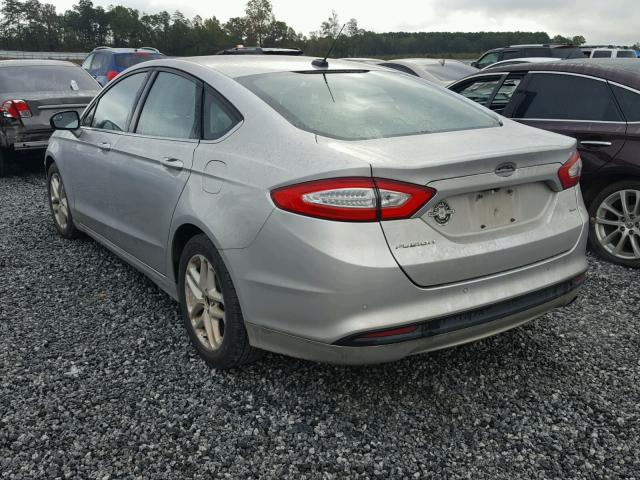 3FA6P0H7XFR229100 - 2015 FORD FUSION SE SILVER photo 3