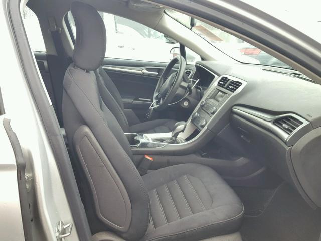 3FA6P0H7XFR229100 - 2015 FORD FUSION SE SILVER photo 5