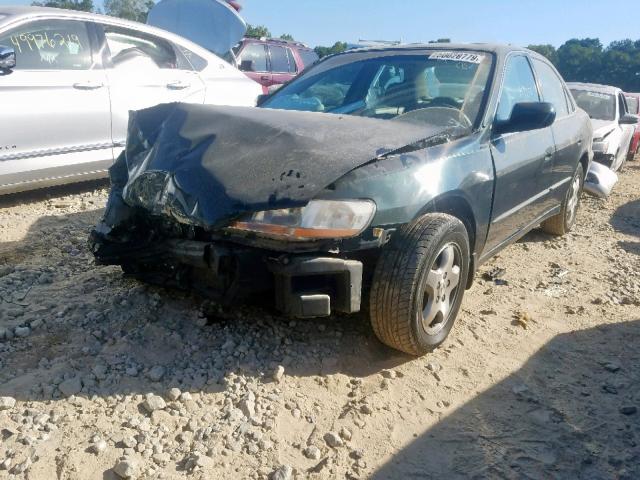 1HGCG165XYA091318 - 2000 HONDA ACCORD EX GREEN photo 2