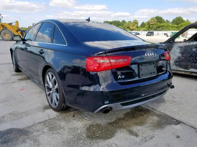 WAUHGAFC1DN151652 - 2013 AUDI A6 PRESTIG BLACK photo 3