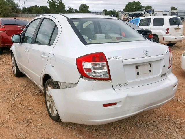 JS2YC5A24B6304462 - 2011 SUZUKI SX4 LE WHITE photo 3