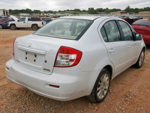 JS2YC5A24B6304462 - 2011 SUZUKI SX4 LE WHITE photo 4