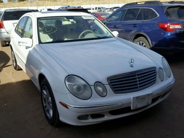 WDBUF65J03A185118 - 2003 MERCEDES-BENZ E 320 WHITE photo 1