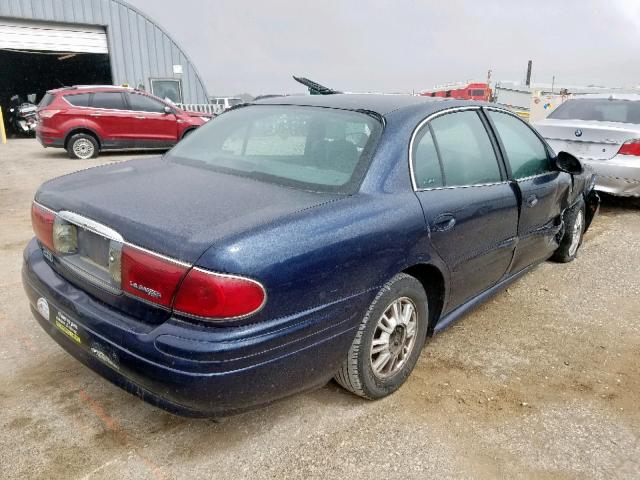 1G4HP52KX34103025 - 2003 BUICK LESABRE CU BLUE photo 4