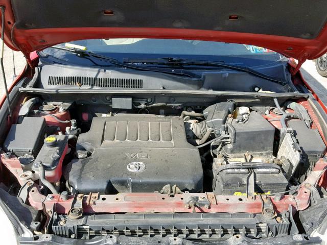 JTMBK31V175035707 - 2007 TOYOTA RAV4 LIMIT RED photo 7