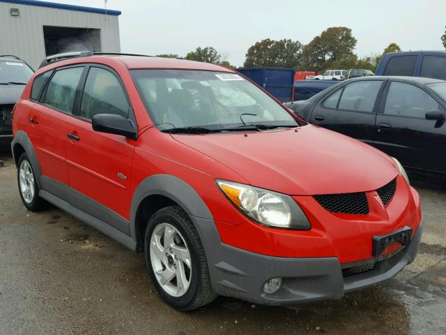 5Y2SL62874Z403478 - 2004 PONTIAC VIBE RED photo 1