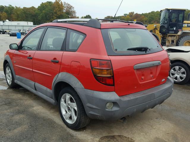 5Y2SL62874Z403478 - 2004 PONTIAC VIBE RED photo 3