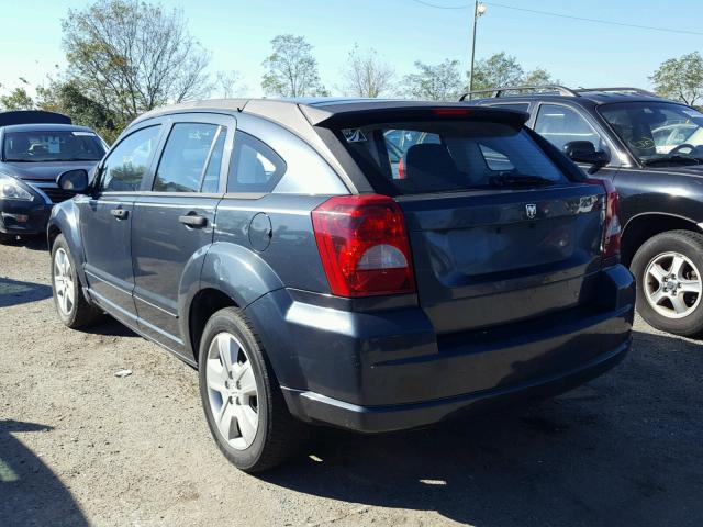 1B3HB48B97D379837 - 2007 DODGE CALIBER SX BLUE photo 3