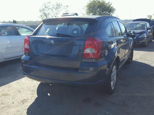 1B3HB48B97D379837 - 2007 DODGE CALIBER SX BLUE photo 4