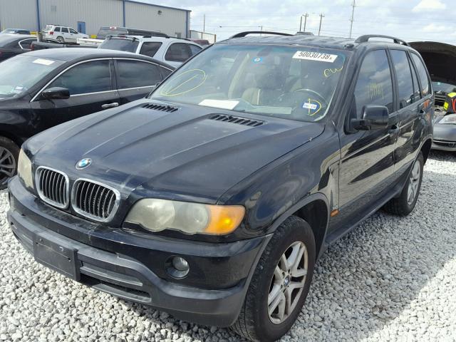 5UXFA53583LV90669 - 2003 BMW X5 3.0I BLACK photo 2