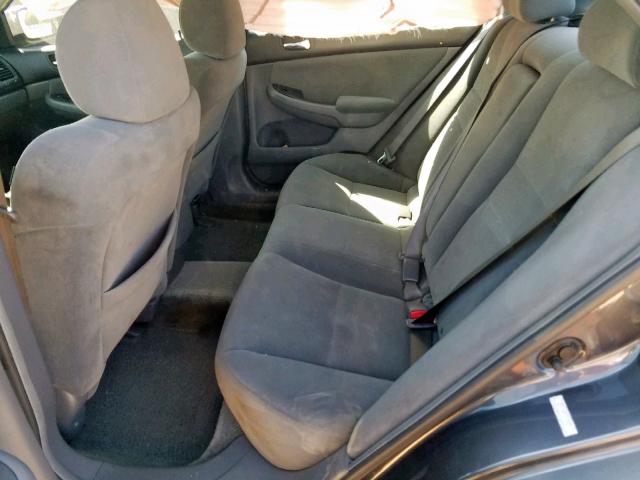 1HGCM56497A109099 - 2007 HONDA ACCORD LX GRAY photo 6