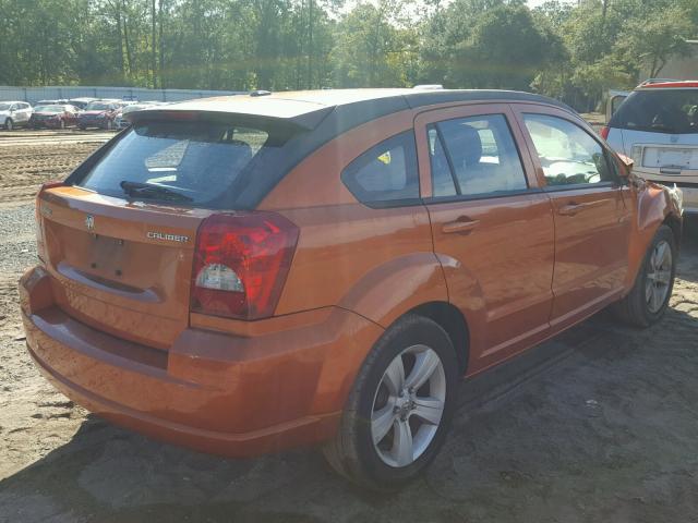 1B3CB3HA0BD221178 - 2011 DODGE CALIBER MA ORANGE photo 4