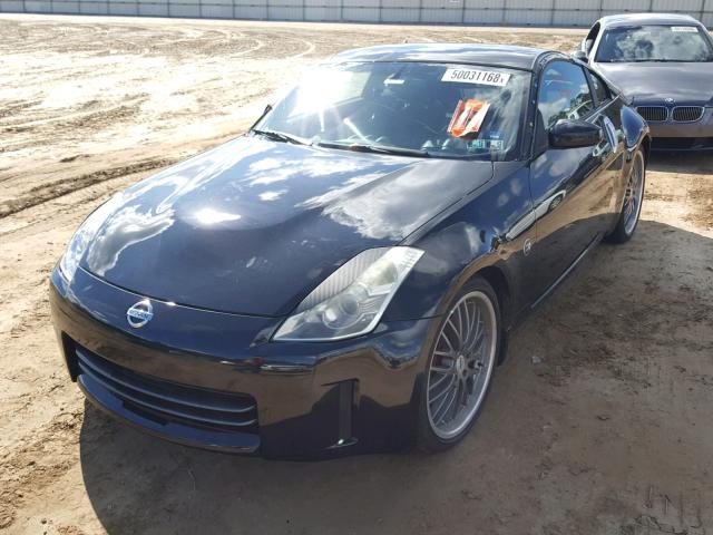 JN1BZ34D57M503400 - 2007 NISSAN 350Z COUPE BLACK photo 2