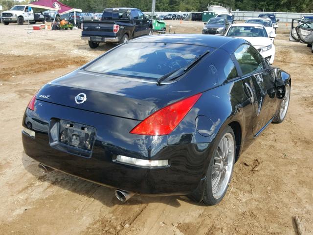 JN1BZ34D57M503400 - 2007 NISSAN 350Z COUPE BLACK photo 4