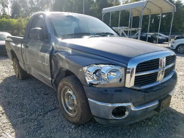 1D7HA16N76J124087 - 2006 DODGE RAM 1500 S GRAY photo 1