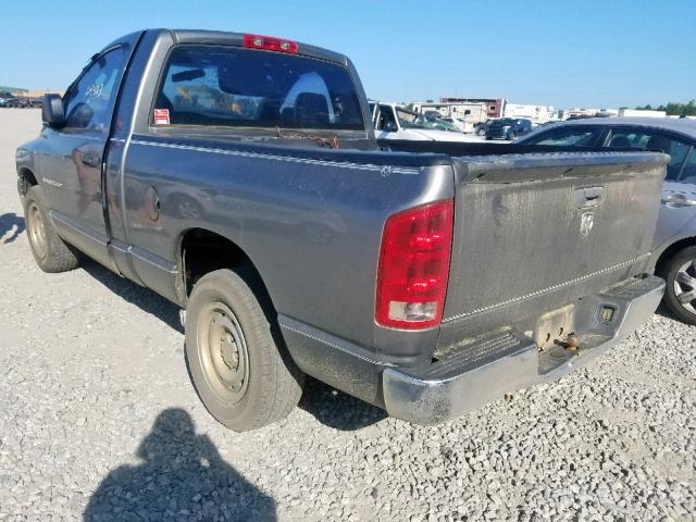 1D7HA16N76J124087 - 2006 DODGE RAM 1500 S GRAY photo 3