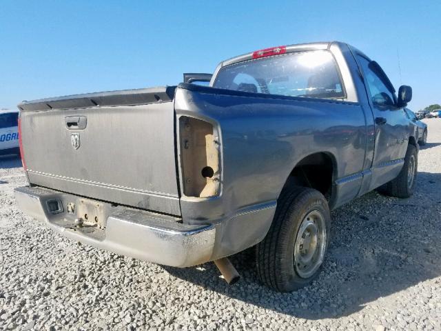 1D7HA16N76J124087 - 2006 DODGE RAM 1500 S GRAY photo 4