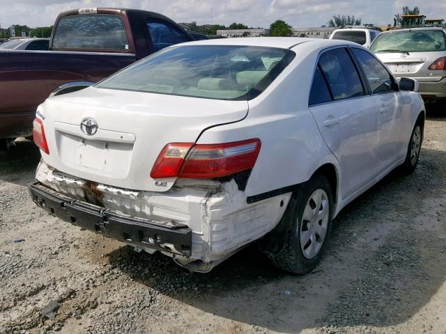 4T1BE46K09U847189 - 2009 TOYOTA CAMRY BASE WHITE photo 4